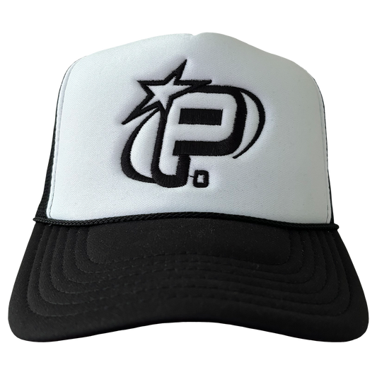 BLACK "P2K" TRUCKER CAP