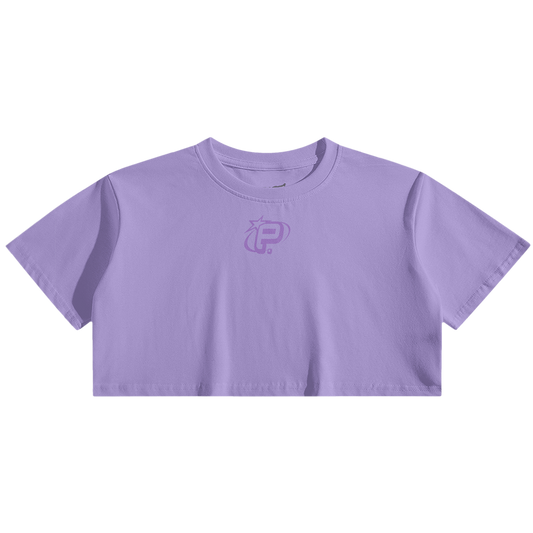 TONAL LILAC "P2K" CROP TOP