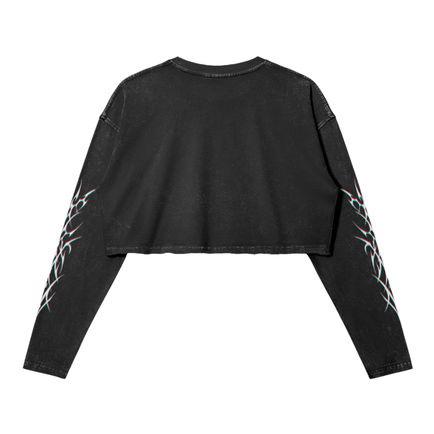 XEROX LONGSLEEVE CROP TOP