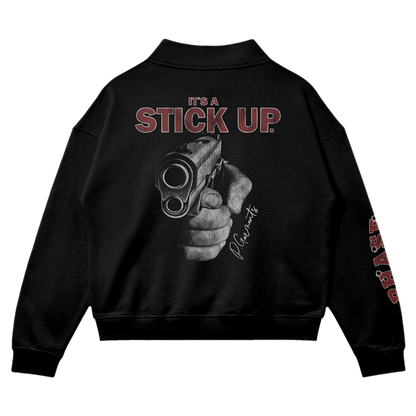 STICK UP QUARTER-ZIP SWEATSHIRT