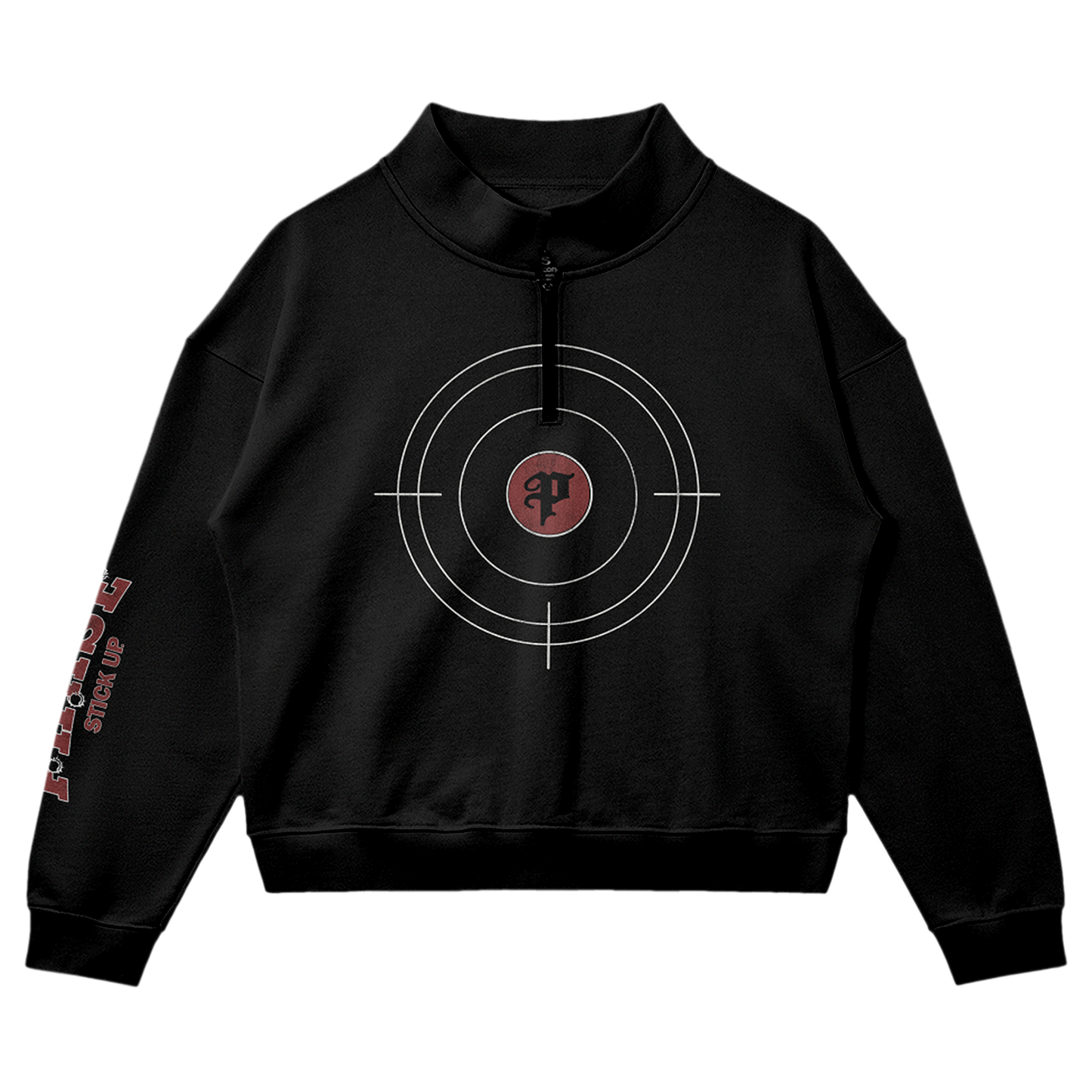 STICK UP QUARTER-ZIP SWEATSHIRT