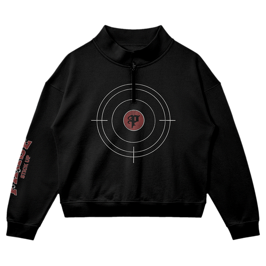 STICK UP QUARTER-ZIP SWEATSHIRT