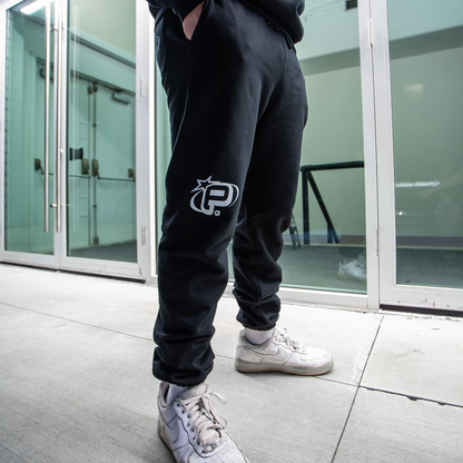 BLACK "P2K" SWEATPANTS