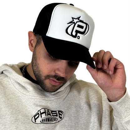 BLACK "P2K" TRUCKER CAP