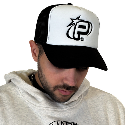 BLACK "P2K" TRUCKER CAP