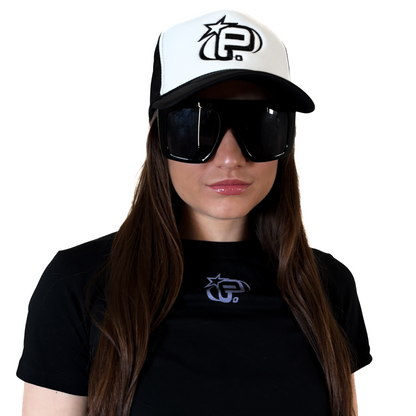 BLACK "P2K" TRUCKER CAP