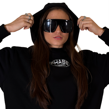 BLACK RAINMAKERS PULLOVER SWEATSHIRT