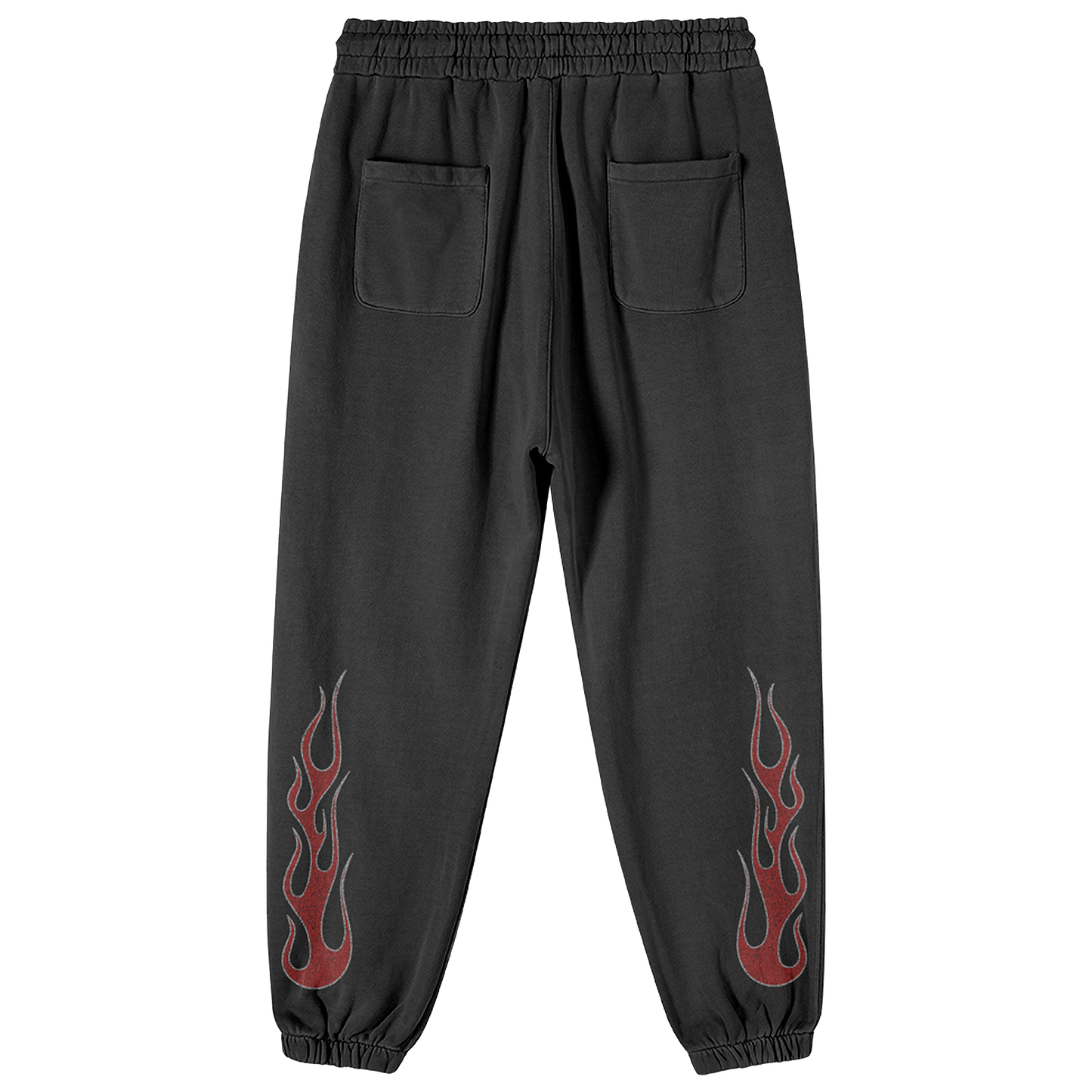 RED FLAMME SWEATPANTS