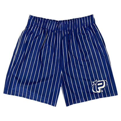 ROYAL BLUE "P2K" PINSTRIPE SHORTS